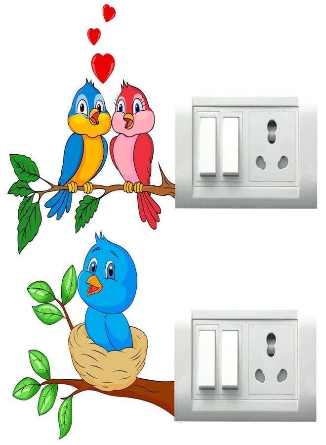 VCREATE DECOR Birds Switch Board & Wall Sticker - Image 5